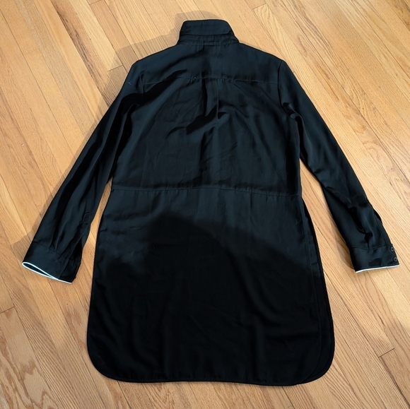 Tristan Elegant Black Shirt Dress - Picture 2 of 6